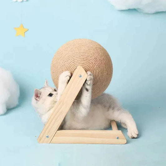 Cat Scratching Ball